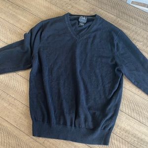 Jos A Banks Light Pima Cotton Black Men’s Sweater Sz M